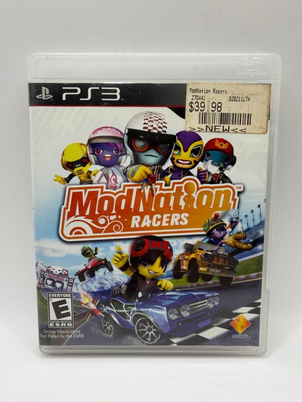 PS3 ModNation Racers Sony PlayStation 3 2010 Video Game Disco complete‎